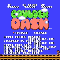 Boulder Dash Greed Title Screen